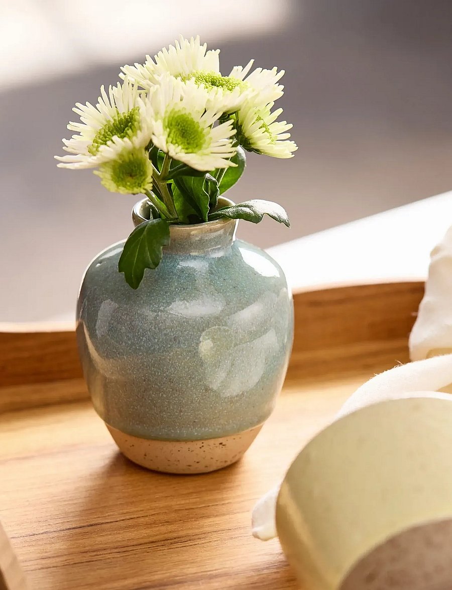 Aida - RAW Colour - vase Greenish H10 cm. - vasen - greenish - 0