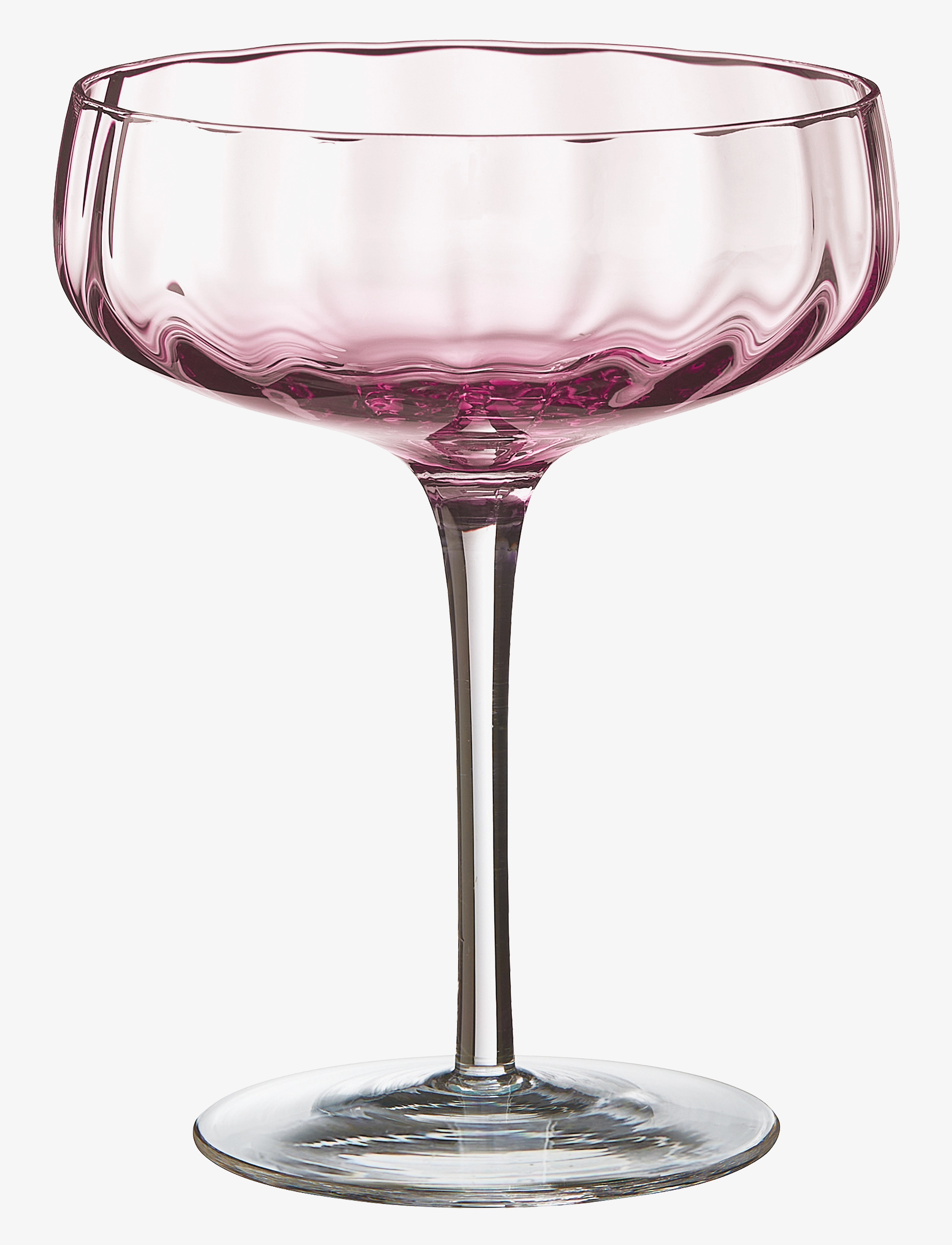 Aida SØHOLM Sonja – champagne/cocktail glas Raspberry red 1 stk 30 cl - Glas - RASBERRY / pink/rose