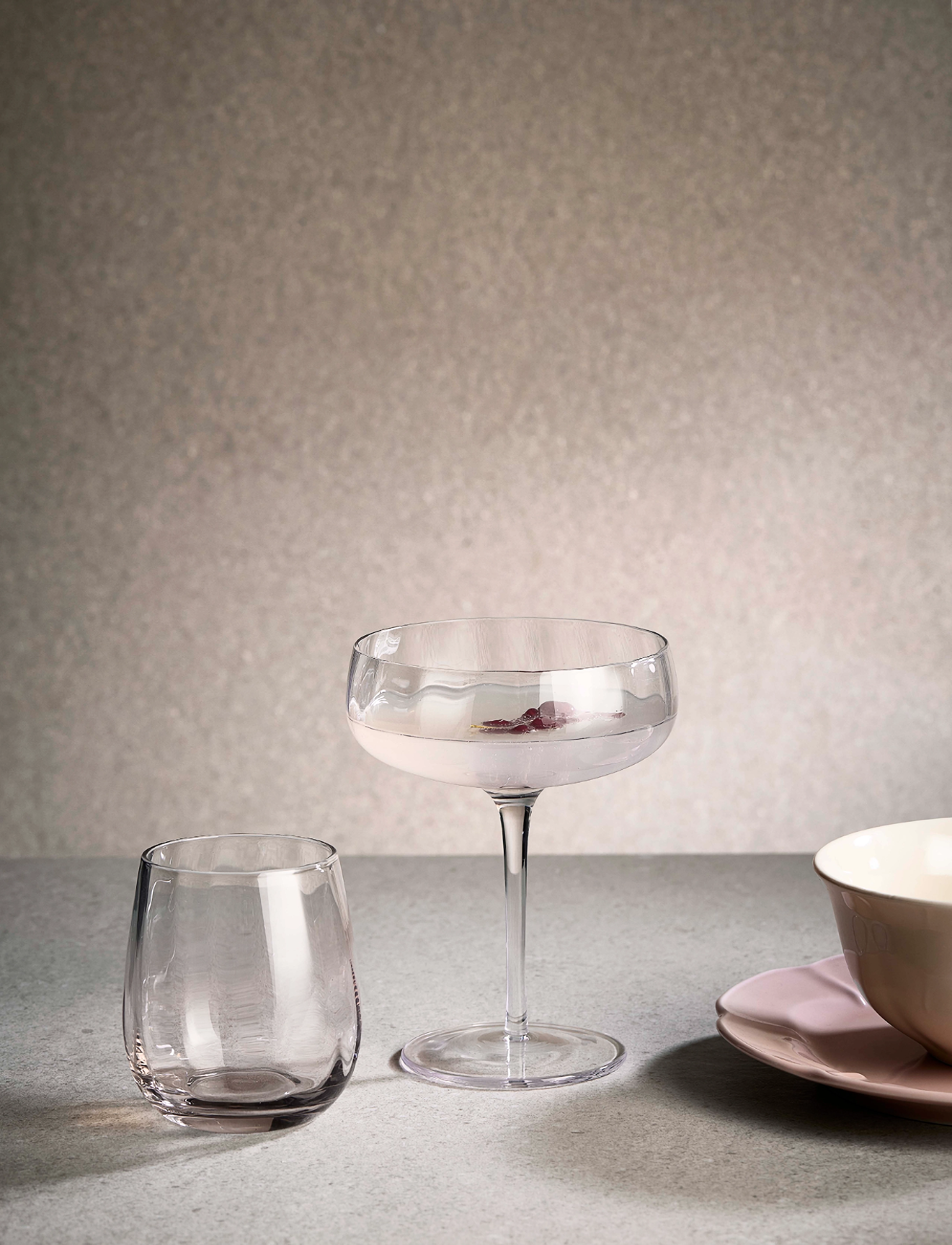 Aida Søholm Sonja – Champagne/Cocktail Glas Sand 1 Stk 30 Cl, CL x 12.2, Glass, Nackt - Champagne Homeware