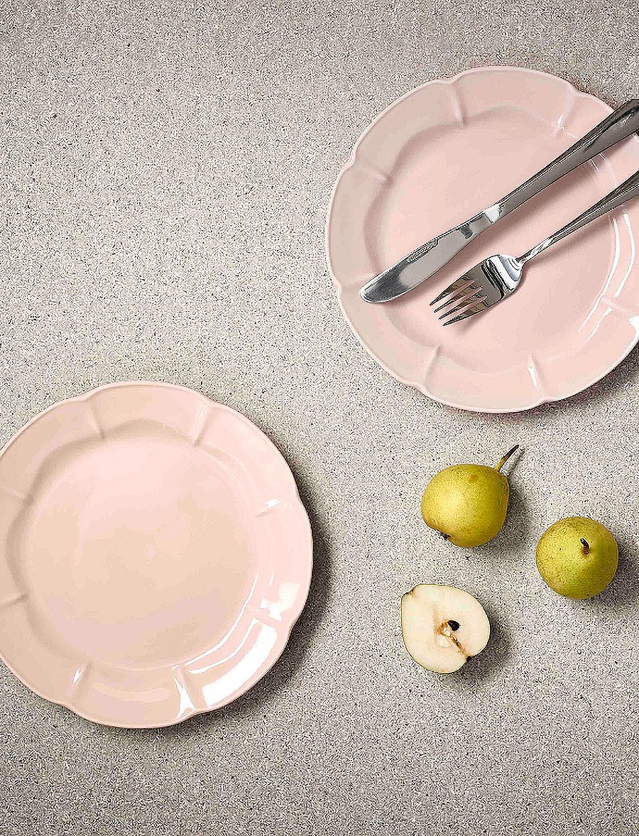 Aida - SØHOLM Solvej lunch plate 4 pcs - die niedrigsten preise - soft pink - 1