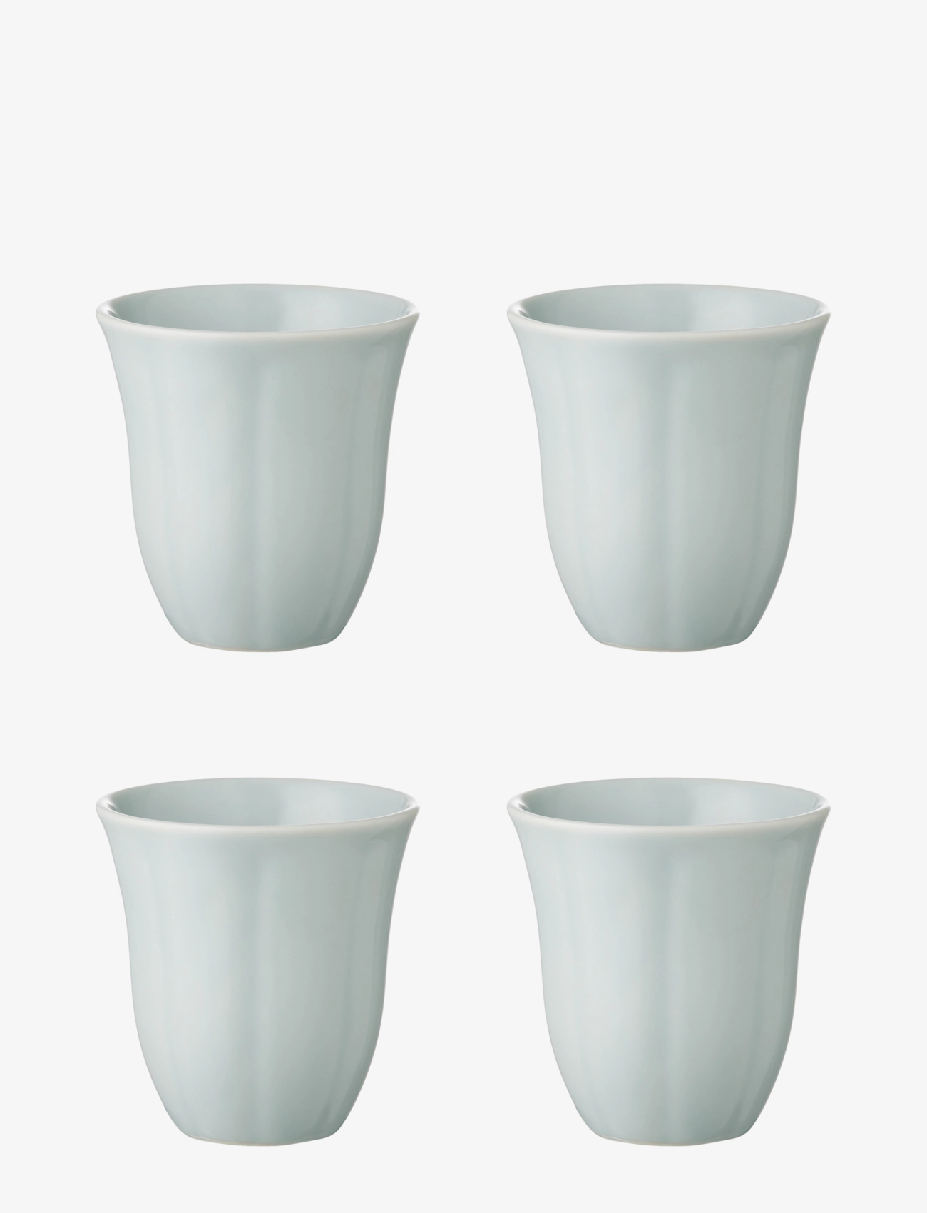 Aida SØHOLM Solvej  mug w/o handle 4 pcs - Krus & Kopper - POWDER BLUE / blue
