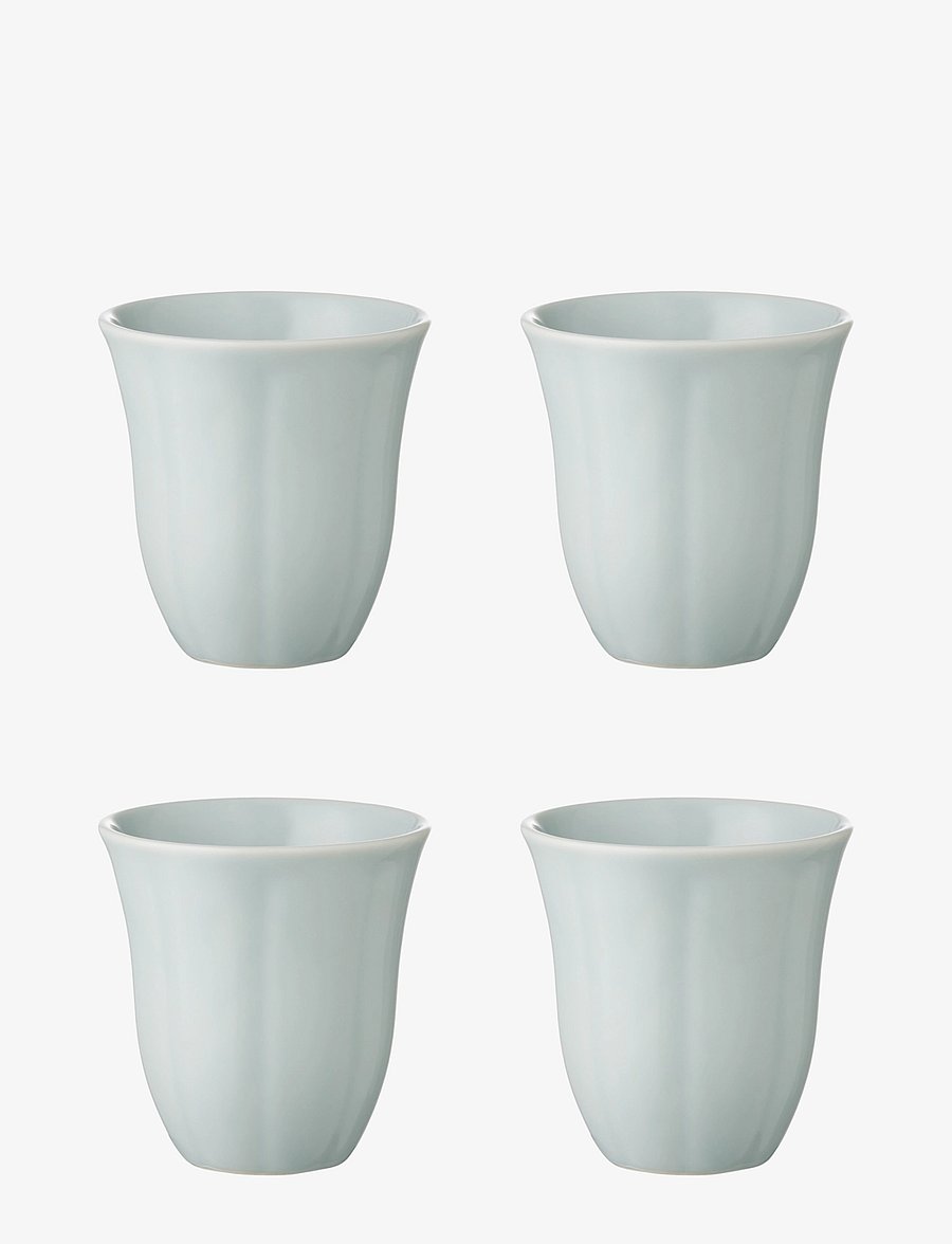 Aida - Søholm Solvej Mug Without Handle 4-pack - kaffetassen - powder blue - 1