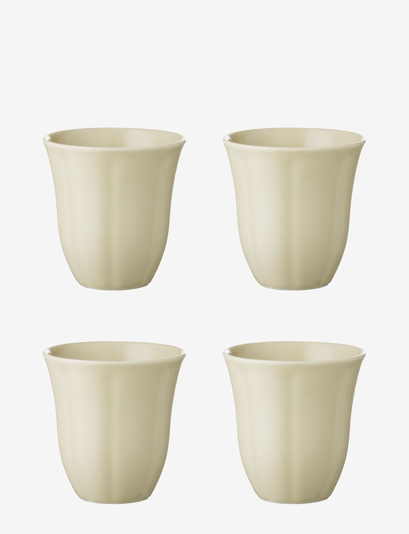 Aida - SØHOLM Solvej  mug w/o handle 4 pcs - kaffekopper - creamy sand - 1