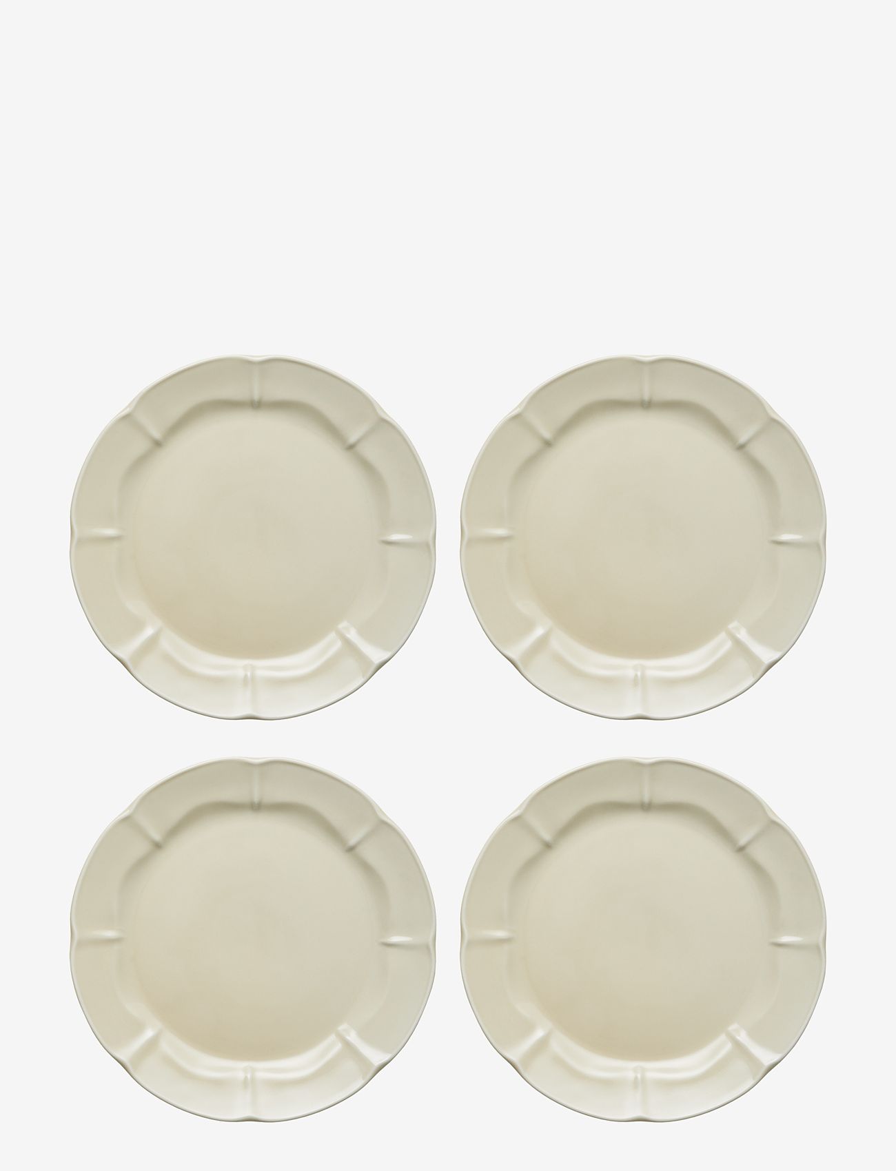 Aida - SØHOLM Solvej  lunch plate 4 pcs - tableware sets - creamy sand - 1