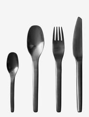 Aida - ENSŌ cutlery - black finish 16 pcs set - besteksets - matte black - 0