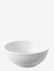 relief salad bowl - WHITE