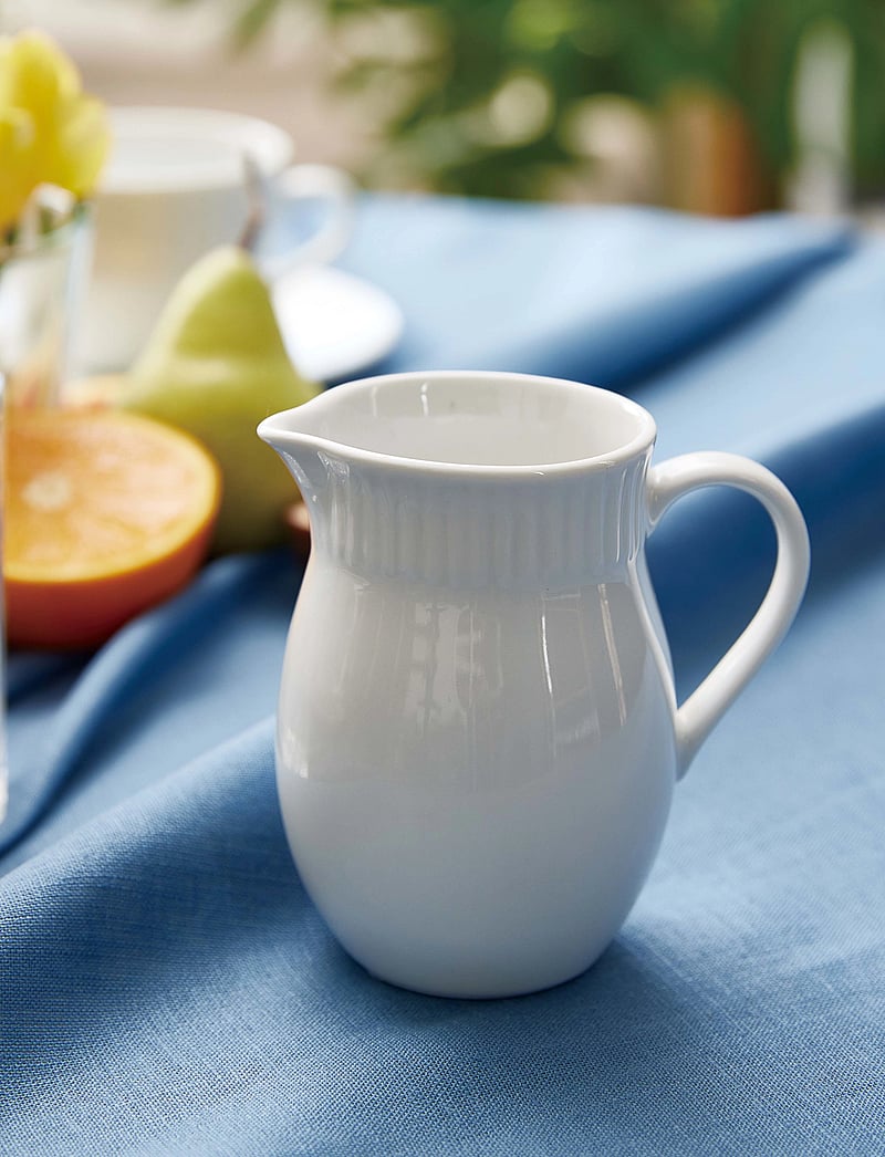 Aida - Relief - mælkekande porcelæn white 1 stk 0,2 L - milchkännchen - white - 3