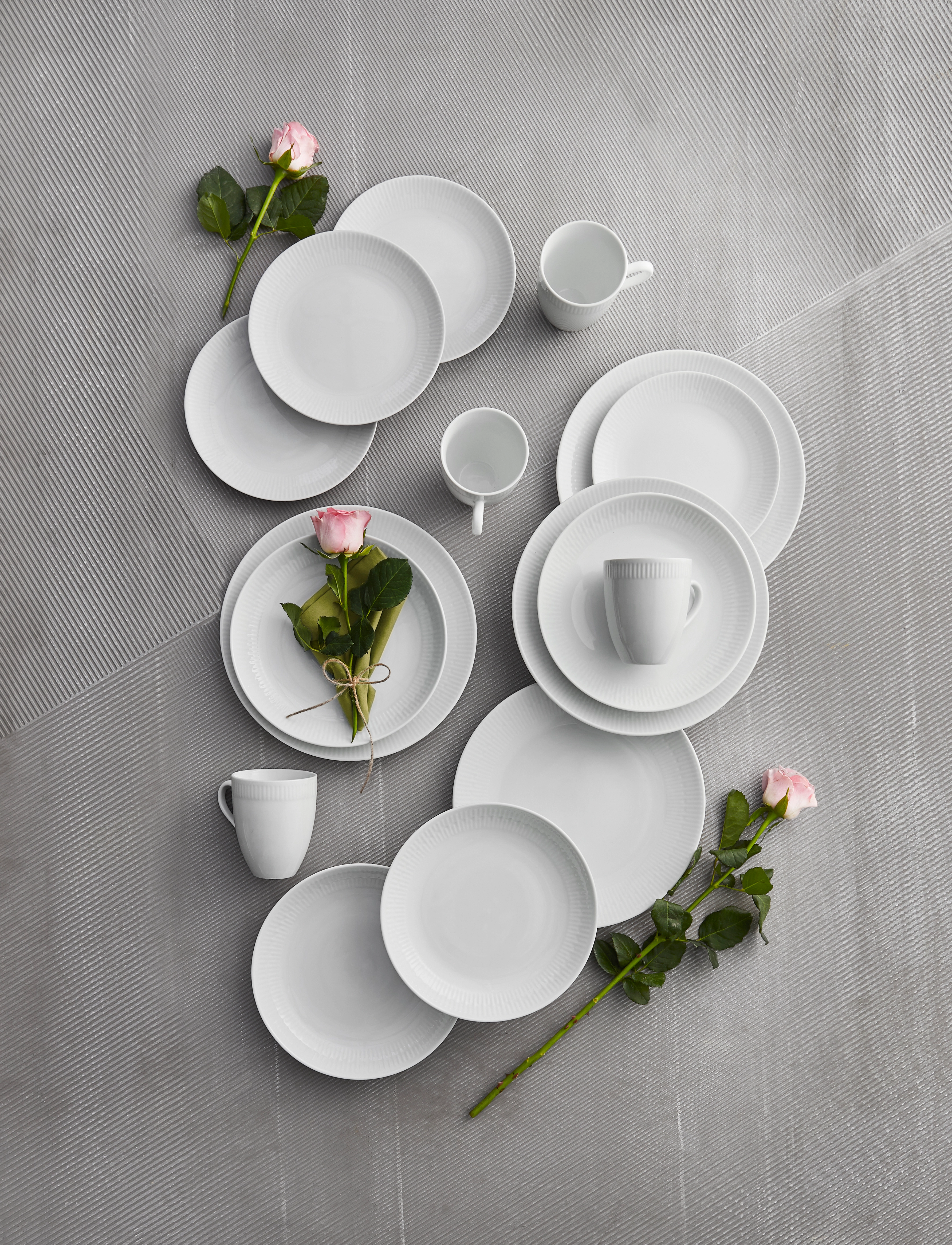 Aida - relief - white mug - tekoppar - white - 2