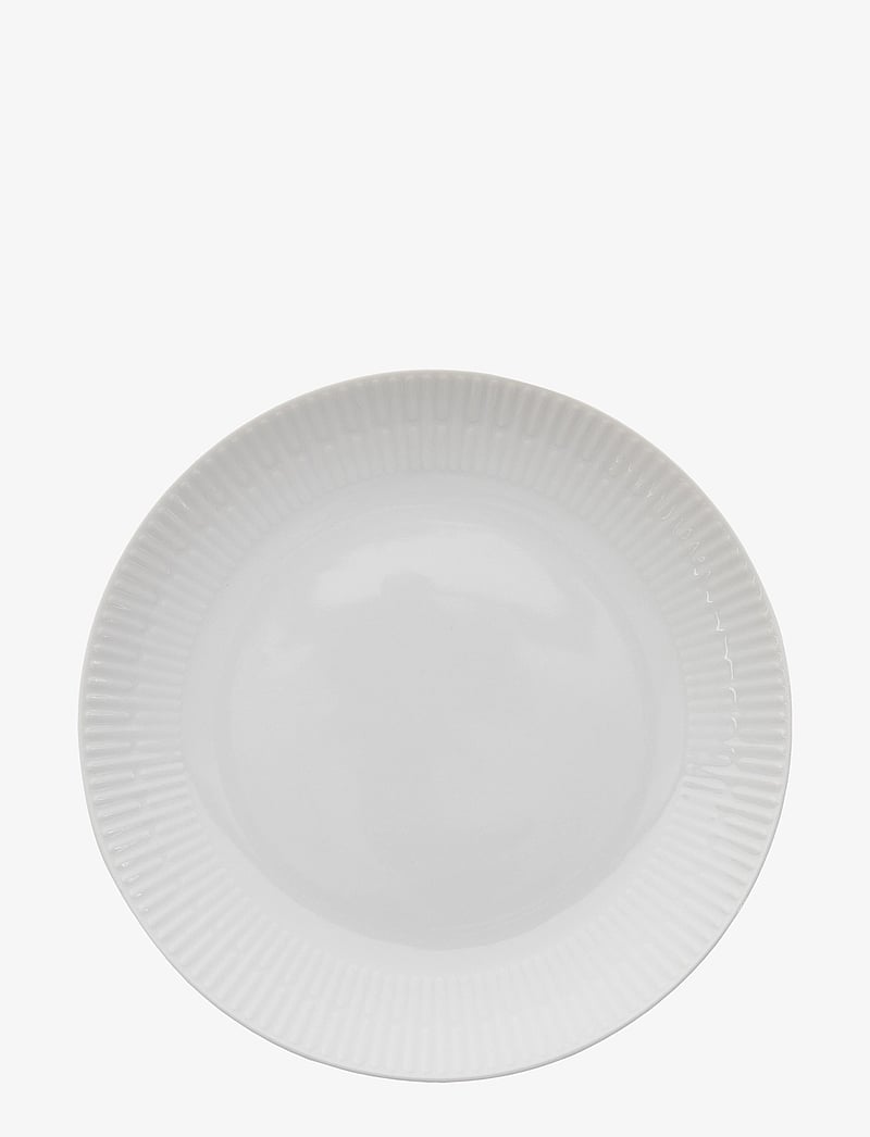 Aida - Relief - dessert tallerken porcelæn white 4 stk 20 cm gaveæske - teller - white - 2