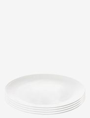 Aida - relief - white dinner plate - white - 0