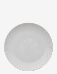 Aida - relief - white dinner plate - white - 1