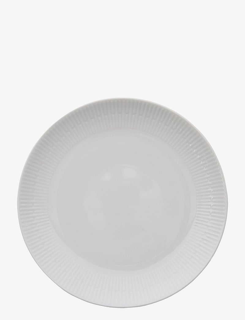Aida - Relief - middags tallerken porcelæn white 4 stk 27 cm gaveæske - speiseteller - white - 1