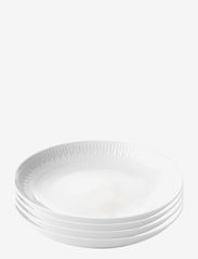 relief - white soup plate - WHITE