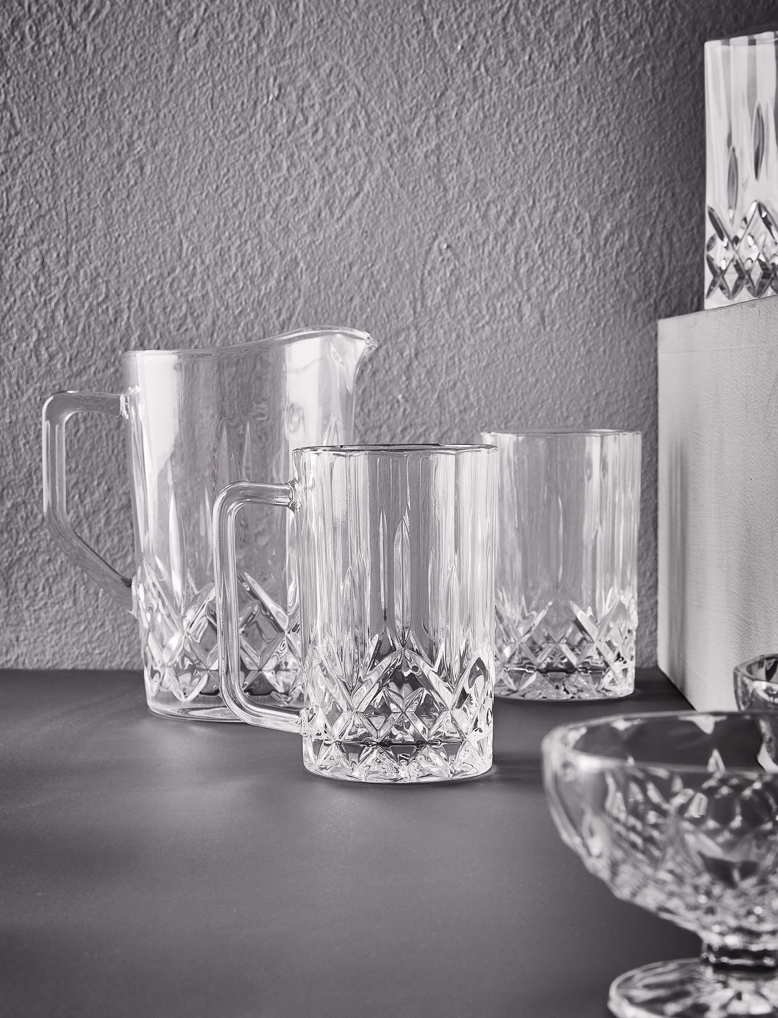 Aida Harvey Beermug W Handle, One Size, Glass, Nackt - Beer Homeware