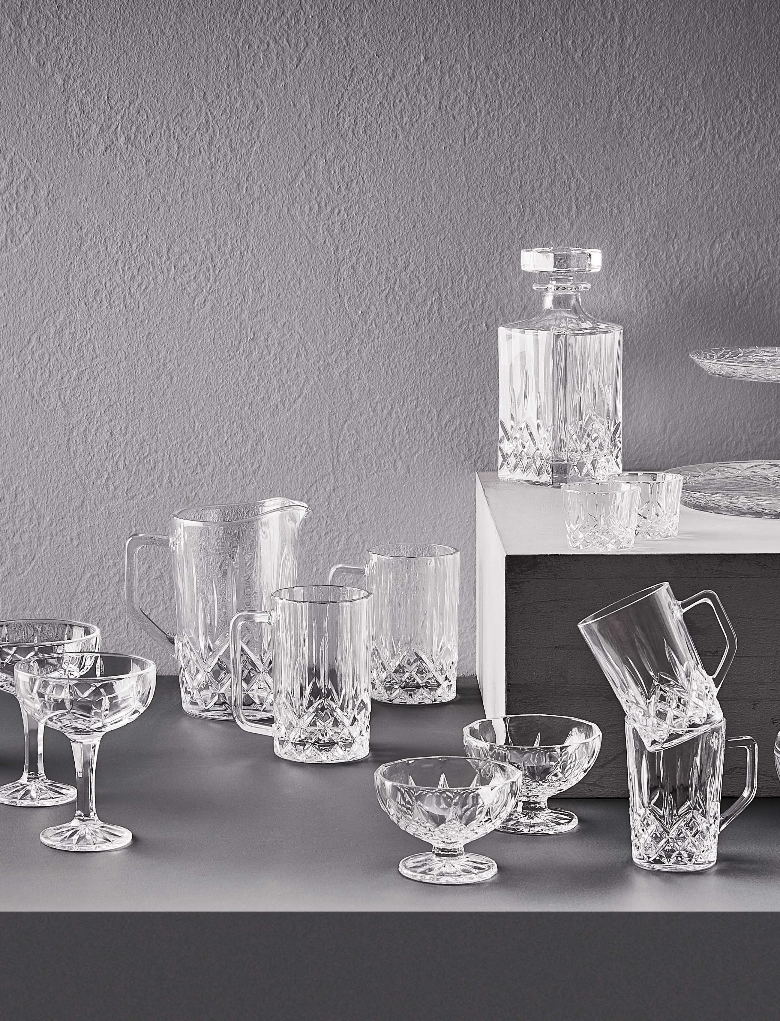 Aida Harvey Champagne Bowl, 25 CL, Glass, Nackt - Homeware