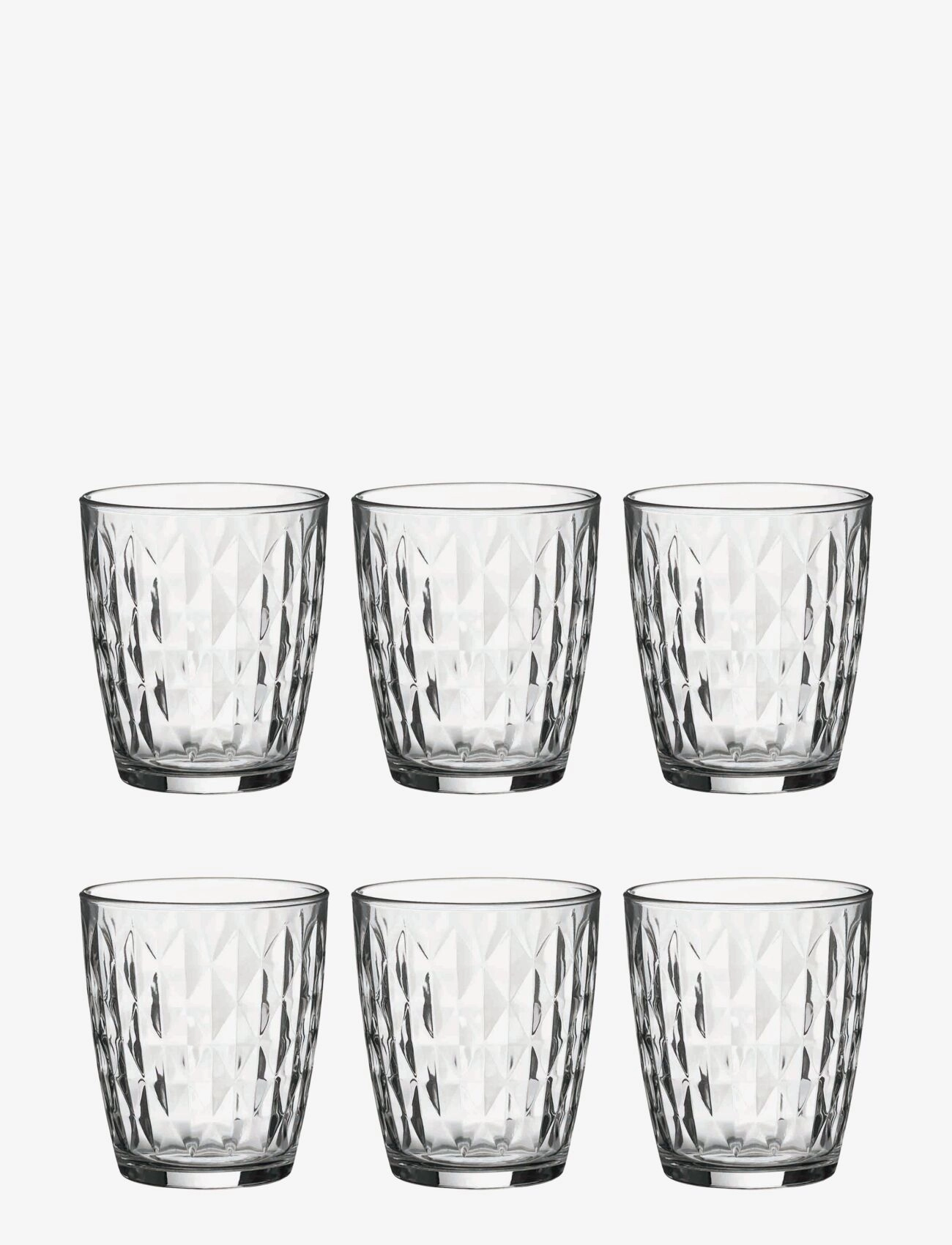 Aida Mosaic Glasses Clear 6 Pcs. 34 Cl Sleeve Packing, Drikkeglas, Nude, Str: 34 CL