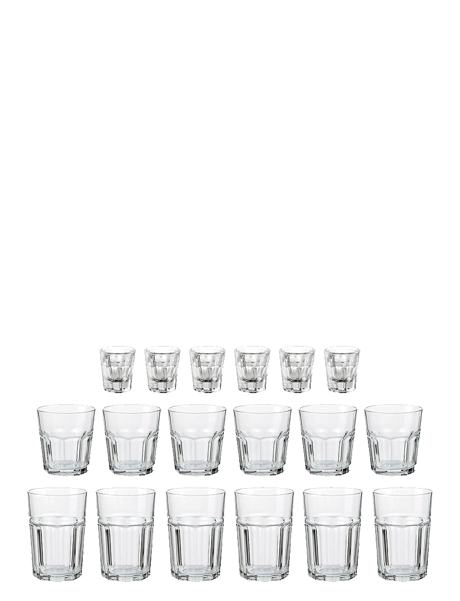 Aida - Atelier Granit Glass Set 18 pcs - schnapsgläser - blue - 1