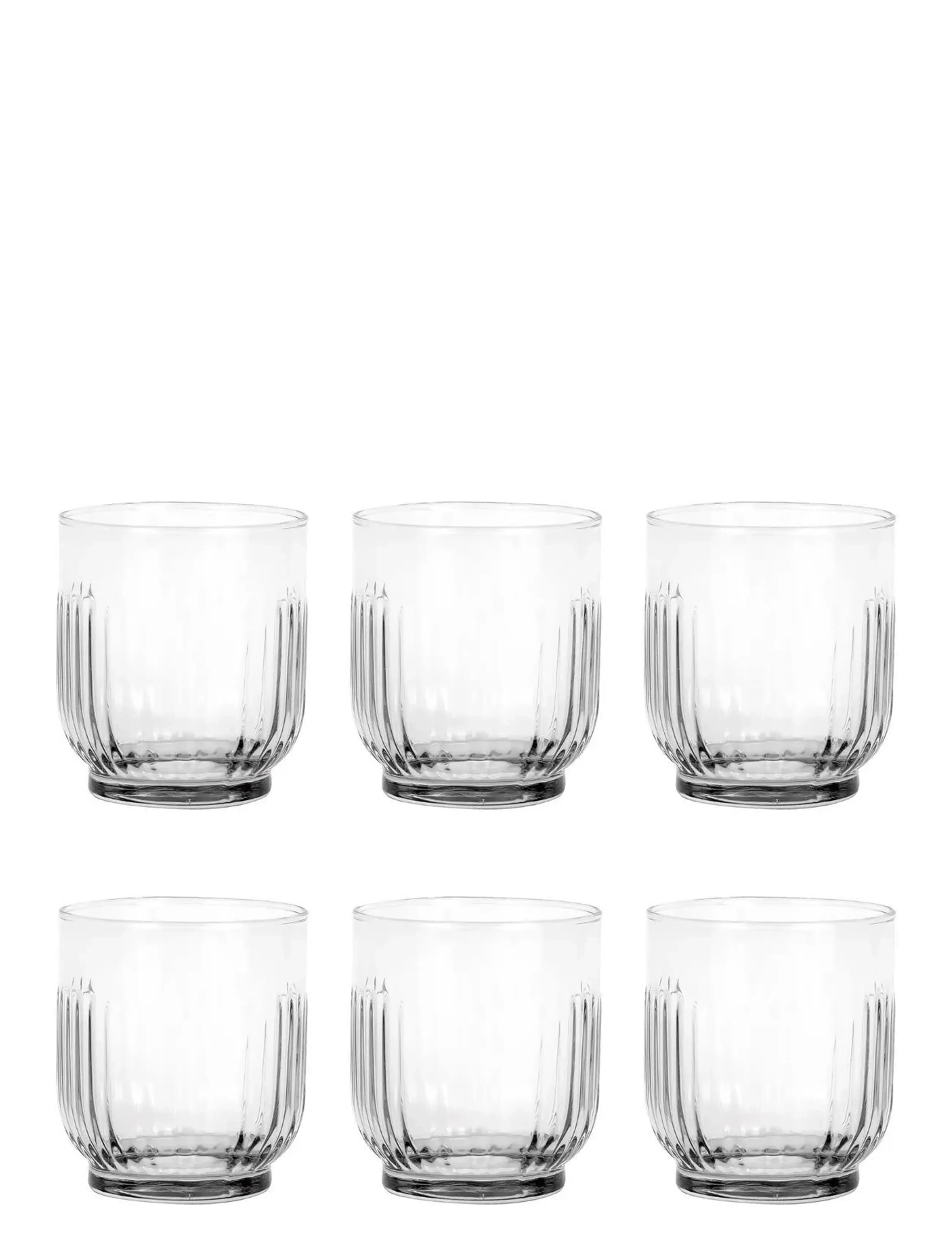 Aida Drinking Glasses Clear 6 Pcs. 33 Cl. Packed In Sleeve, Drikkeglas, Nude, Str: 33 CL