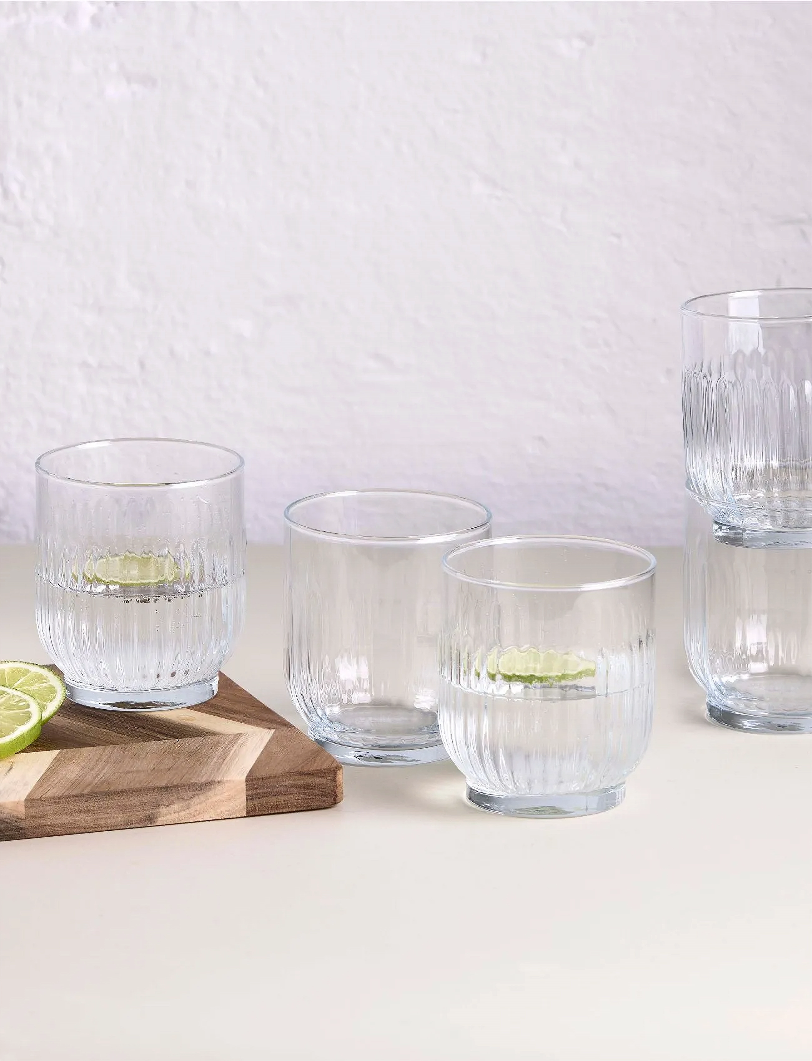Aida Drinking Glasses Clear 6 Pcs. 33 Cl. Packed In Sleeve, CL, Glass, Nackt - Homeware