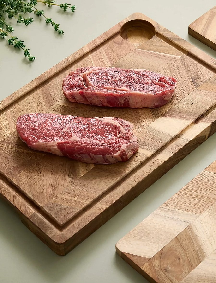 Aida - Cutting board w. Juice groove - schneidebretter - teak - 0