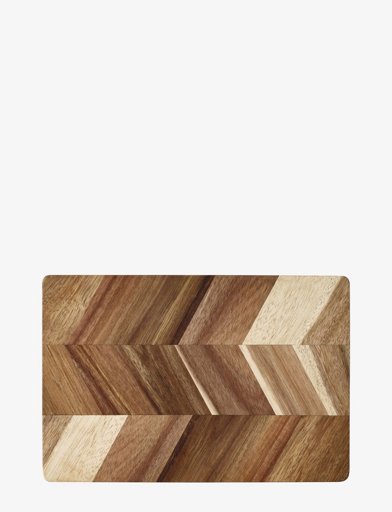 AIDA Tapasboard Herringbone Pattern, Acacia Wood Size 27X18X1,5 Cm. NATURAL - One Size - Unisex
