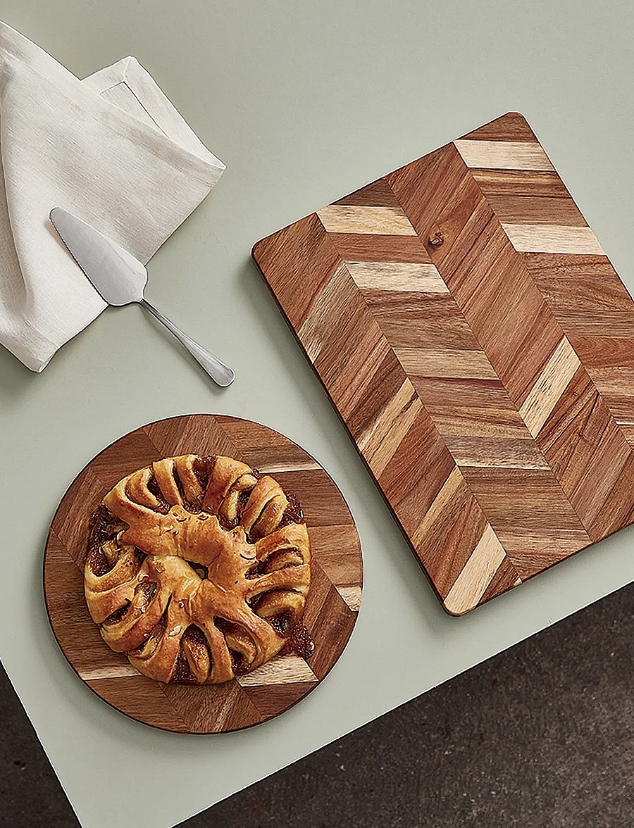 Aida - Cutting board 38x28x2 cm. - schneidebretter - teak - 0