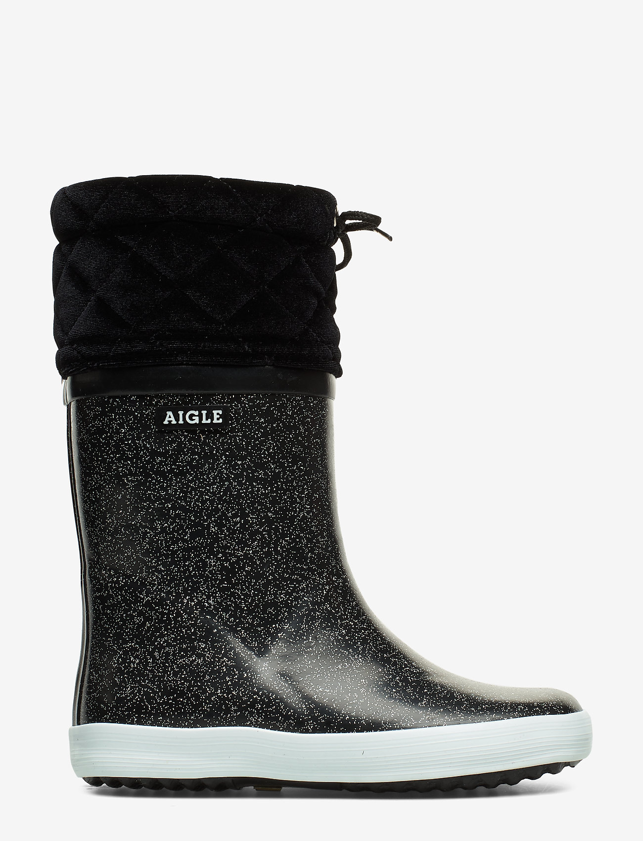 Aigle - AI GIBOULEE PRINT NOIR/GLIT - gummistøvler med for - noir/glit - 1