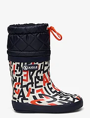 Aigle - AI GIBOULEE PRINT MONOGRAMME - lined rubberboots - monogramme - 1
