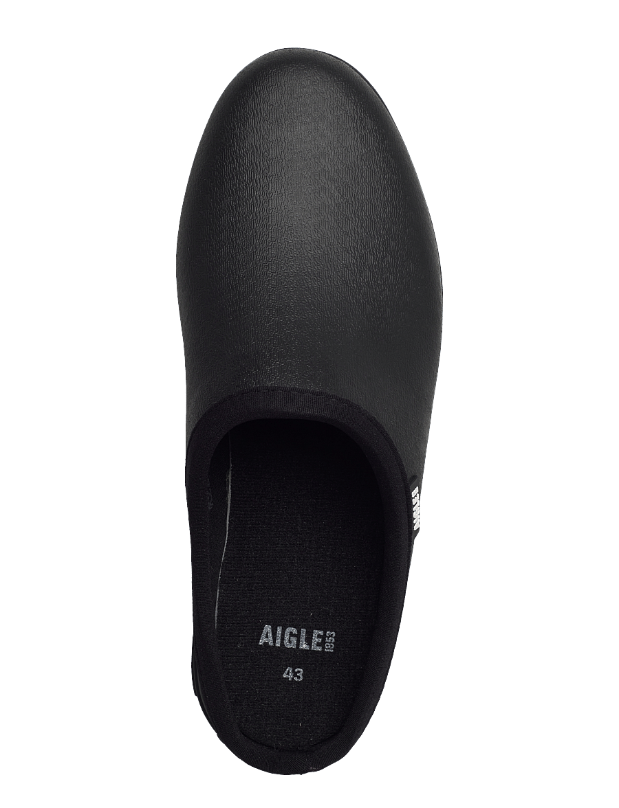 Aigle - AI LESSFOR OPEN M NOIR - gummistiefel - noir - 3