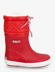 Aigle - AI GIBOULEE 2 ROUGE/BLANC - gummistøvler med linjer - rouge/blanc - 1