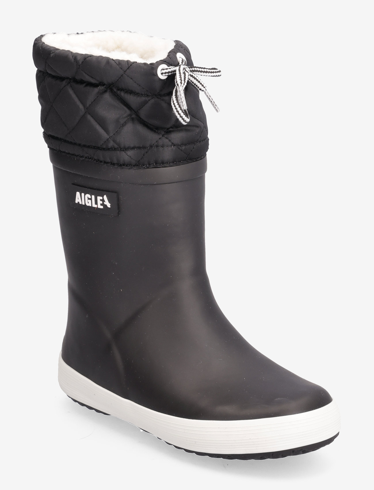 Aigle - AI GIBOULEE 2 NOIR/BLANC - gefütterte gummistiefel - noir/blanc - 0