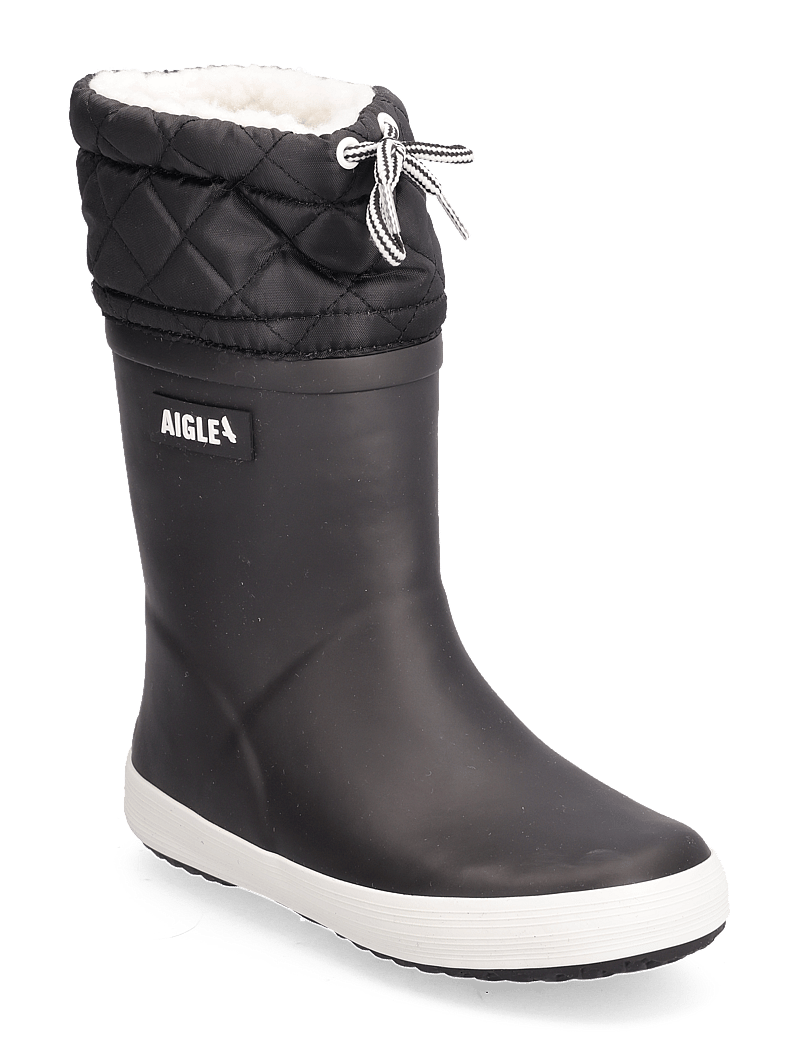 Aigle - AI GIBOULEE 2 NOIR/BLANC - gefütterte gummistiefel - noir/blanc - 0