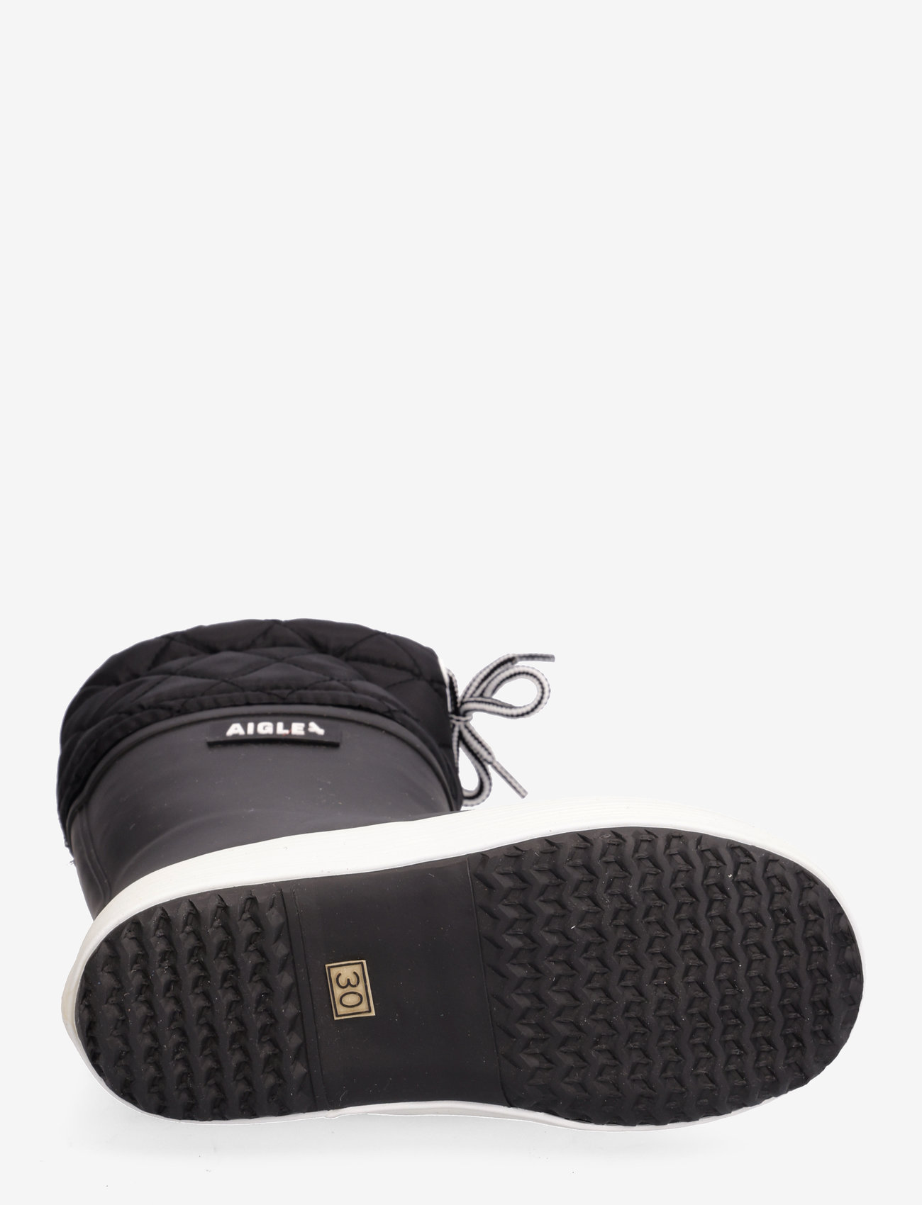 Aigle - AI GIBOULEE 2 NOIR/BLANC - gefütterte gummistiefel - noir/blanc - 4