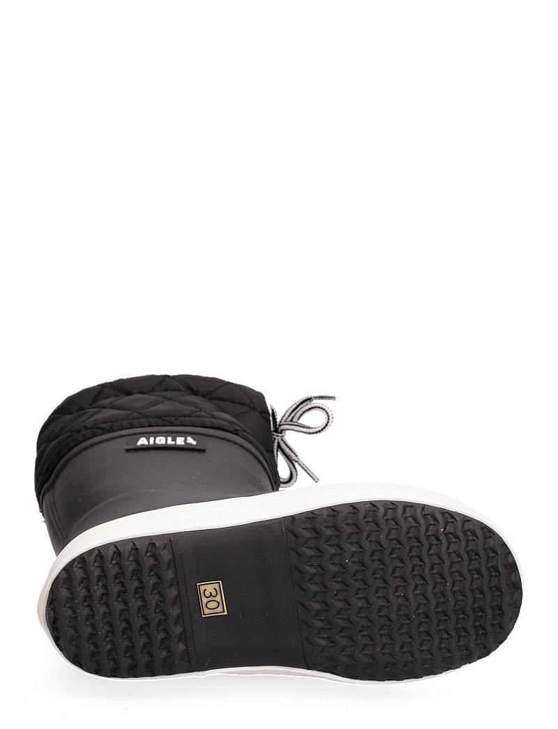 Aigle - AI GIBOULEE 2 NOIR/BLANC - gefütterte gummistiefel - noir/blanc - 4