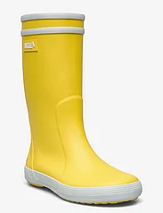 Aigle - AI LOLLY POP 2 JAUNE/BLANC - gummistøvler uten linjer - jaune/blanc - 0