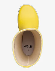 Aigle - AI LOLLY POP 2 JAUNE/BLANC - gummistøvler uden for - jaune/blanc - 4
