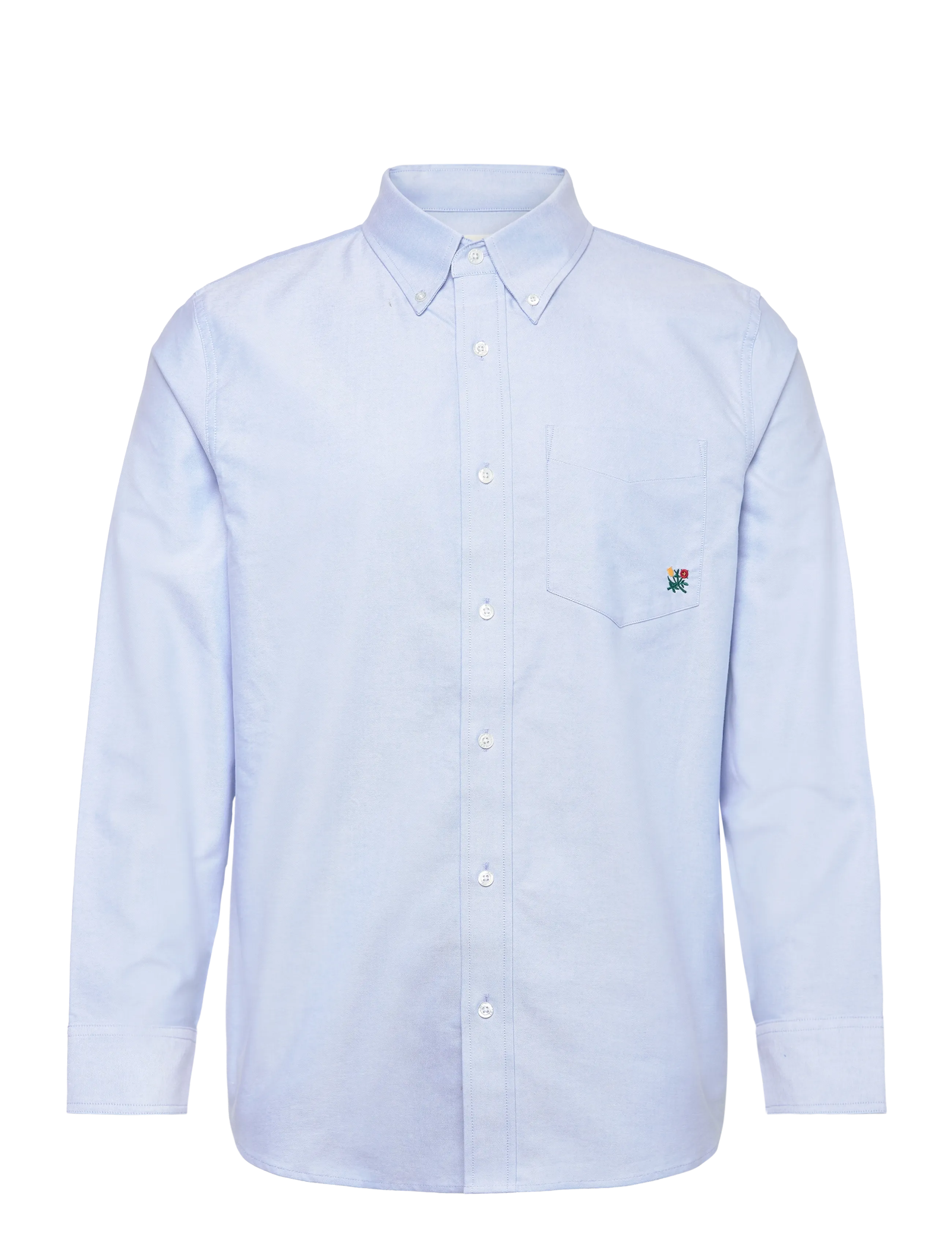 Aimé Leon Dore Crest Oxford Shirt - Neue Mode - OXFORD BLUE / blue