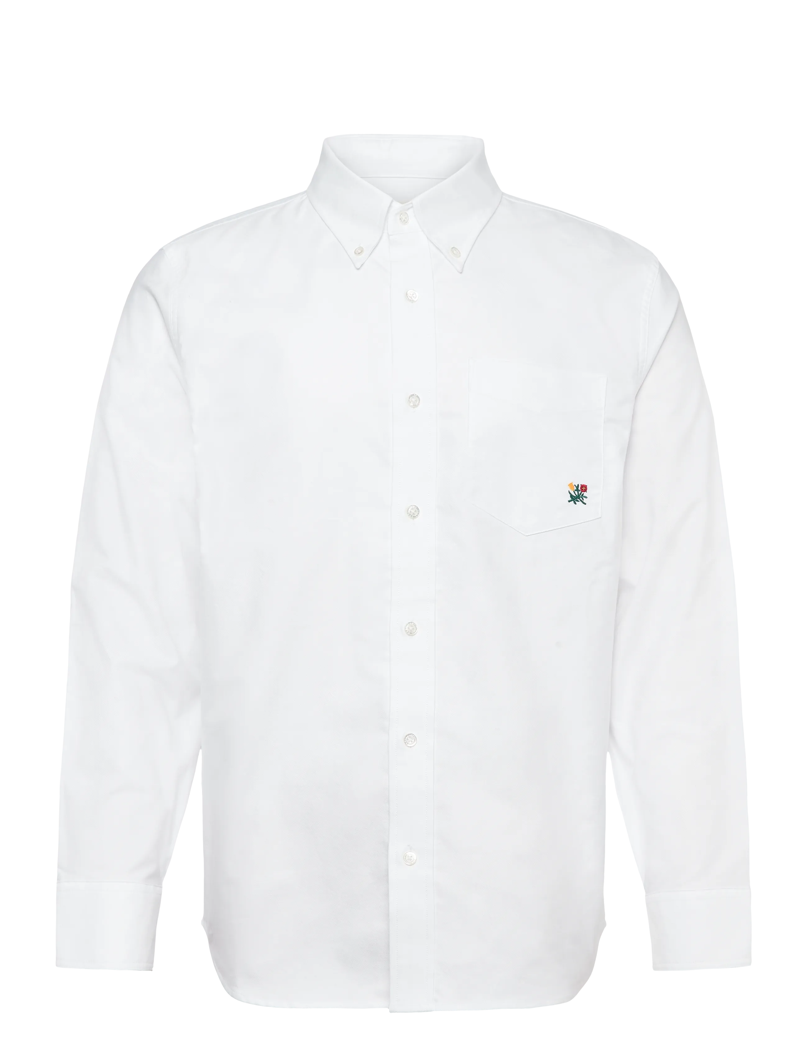 AIMÉ LEON DORE Crest Oxford Shirt Weiß - XL - Herren