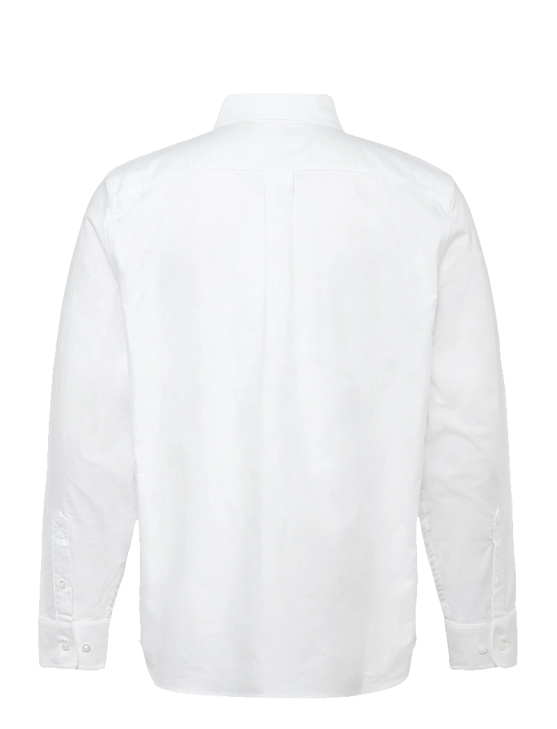 Aimé Leon Dore - Crest Oxford Shirt - basic skjortor - white - 1