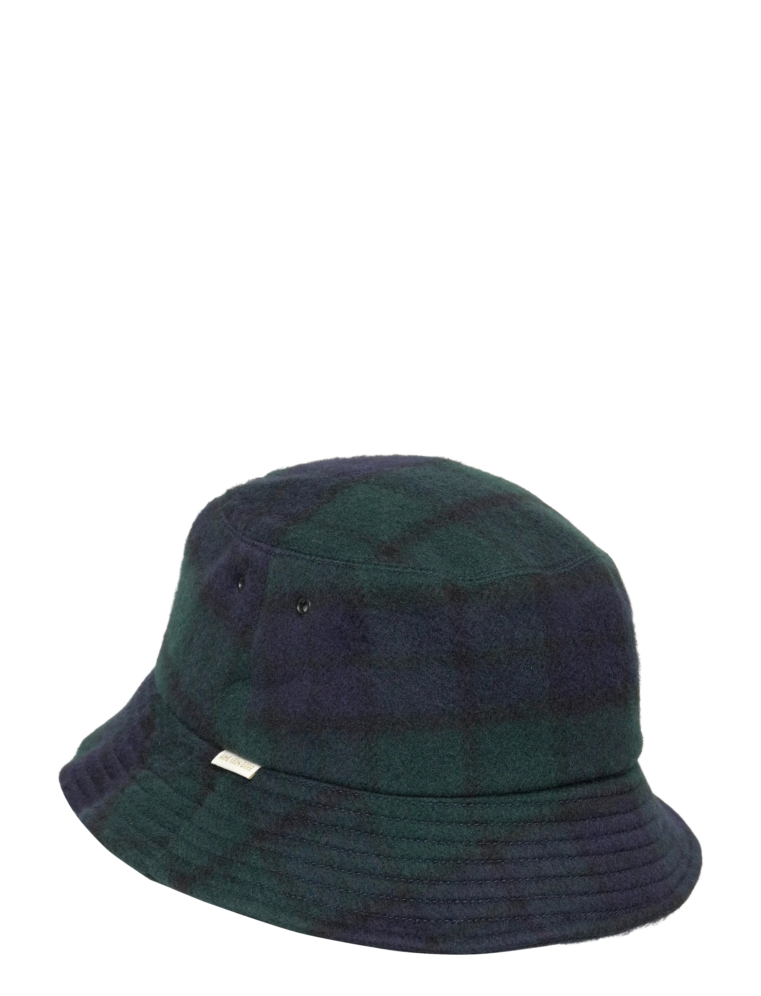 Aimé Leon Dore - Wool Plaid Bucket Hat - hatter & luer - black watch - 1