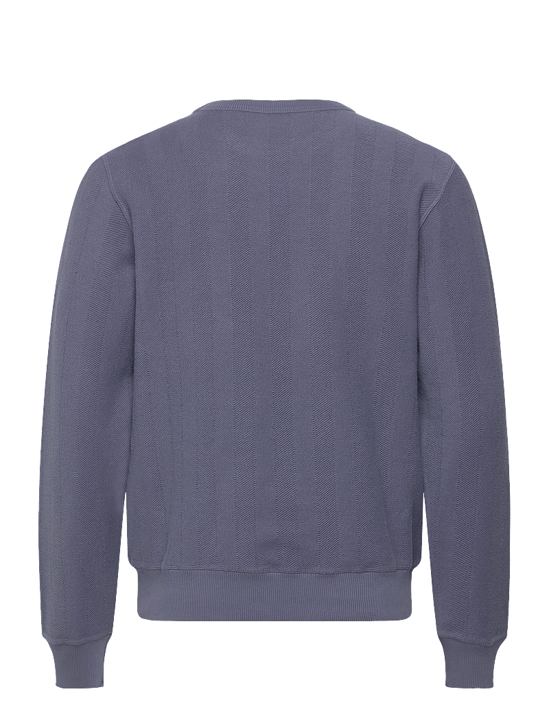 Aimé Leon Dore - Herringbone Terry Uniform Crewneck Sweatshirt - kleidung - vintage indigo - 1