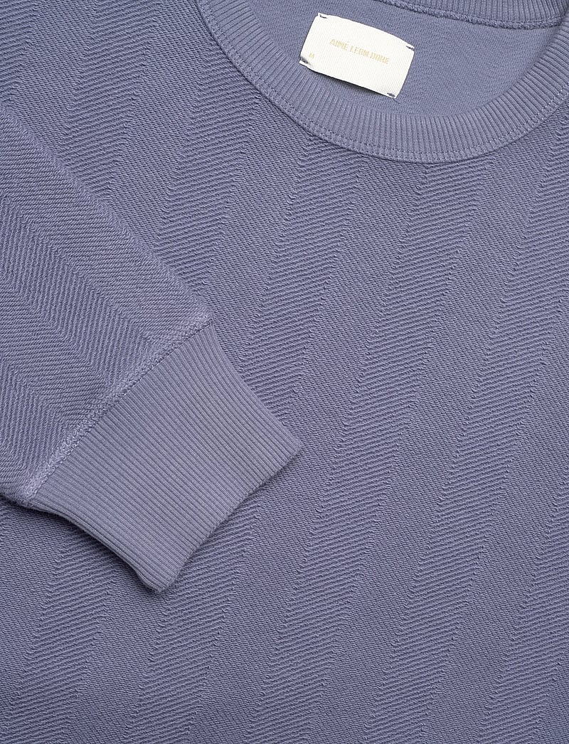 Aimé Leon Dore - Herringbone Terry Uniform Crewneck Sweatshirt - kleidung - vintage indigo - 2