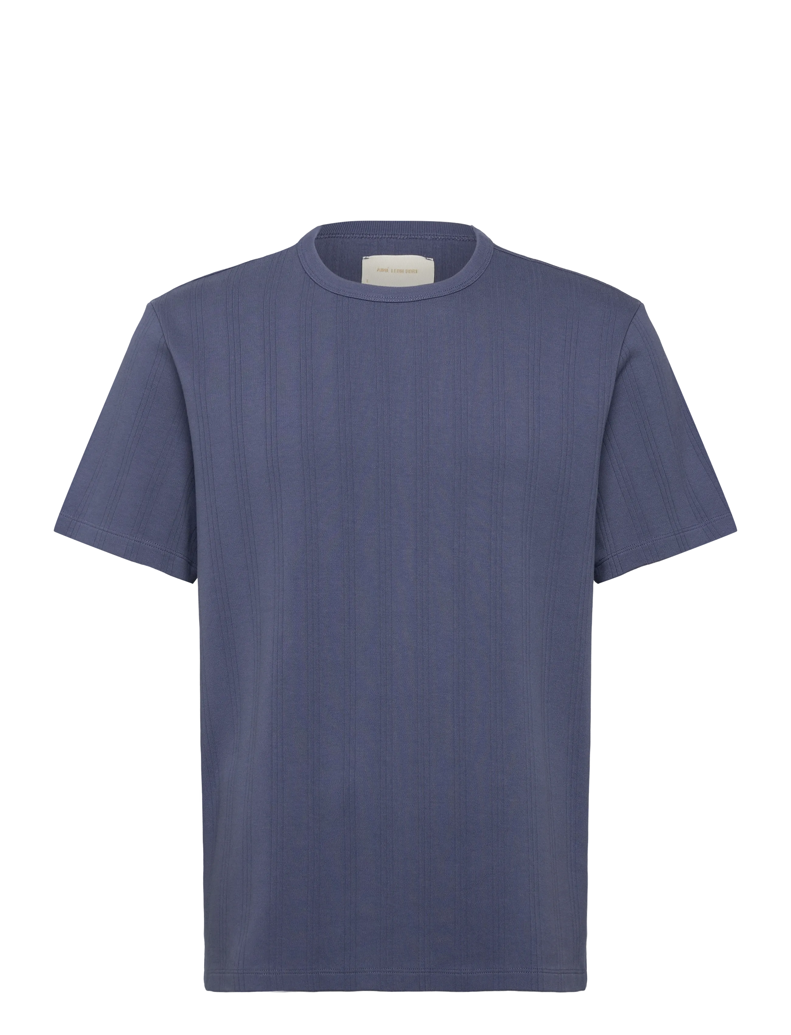 Aimé Leon Dore Ss Drop Needle Tee, Mænd, Kortærmet Drop Needle T-Shirt, Blå, Str: XXL