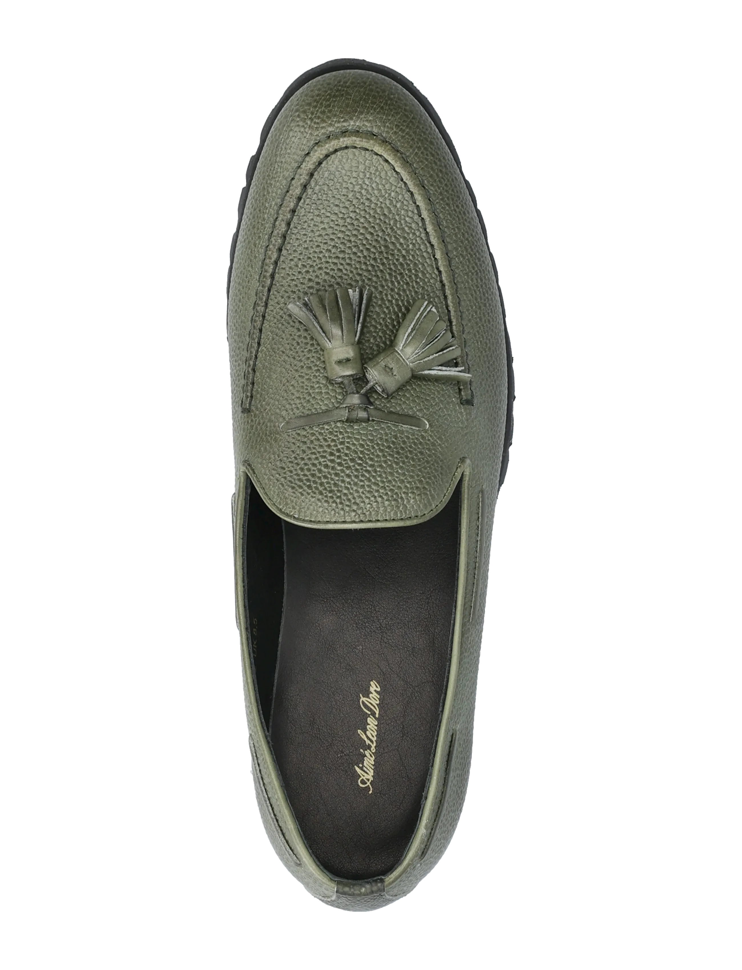Aimé Leon Dore - Tassel Loafer - kengät - green - 3