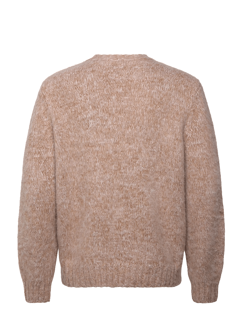 Aimé Leon Dore - Cashwool Crewneck - Ümmarguse kaelusega kudumid - oatmeal - 1