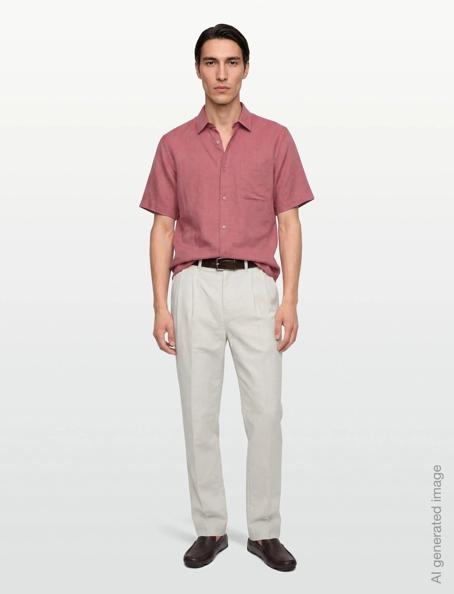 Aimé Leon Dore - Double Pleated Pant - chino püksid - silver birch - 0