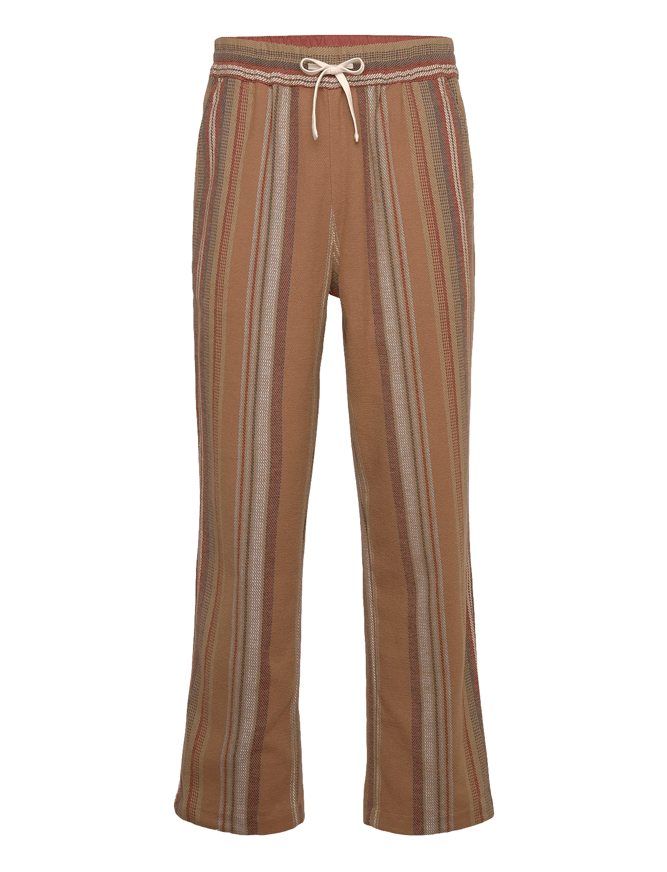 Drawstring Pant - BROWN STRIPE