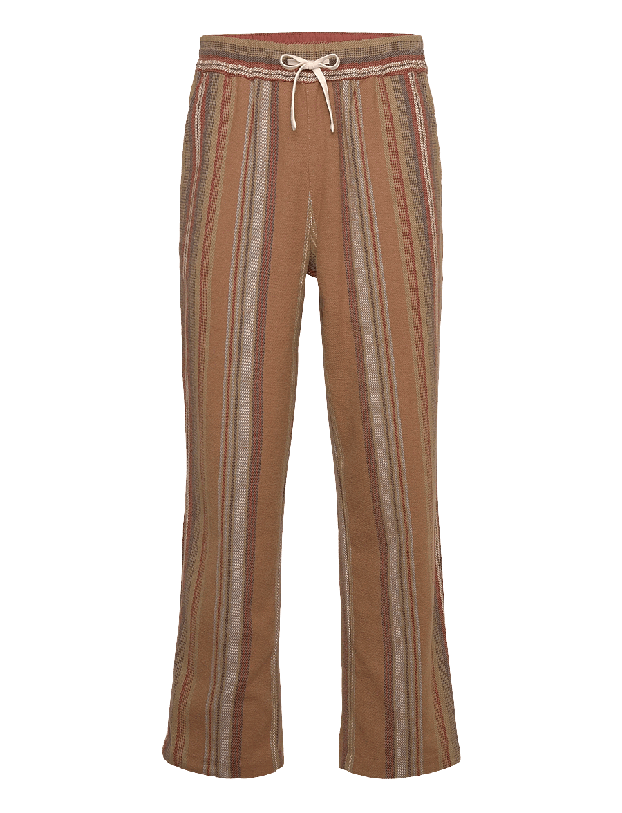Aimé Leon Dore - Drawstring Pant - casual - brown stripe - 0