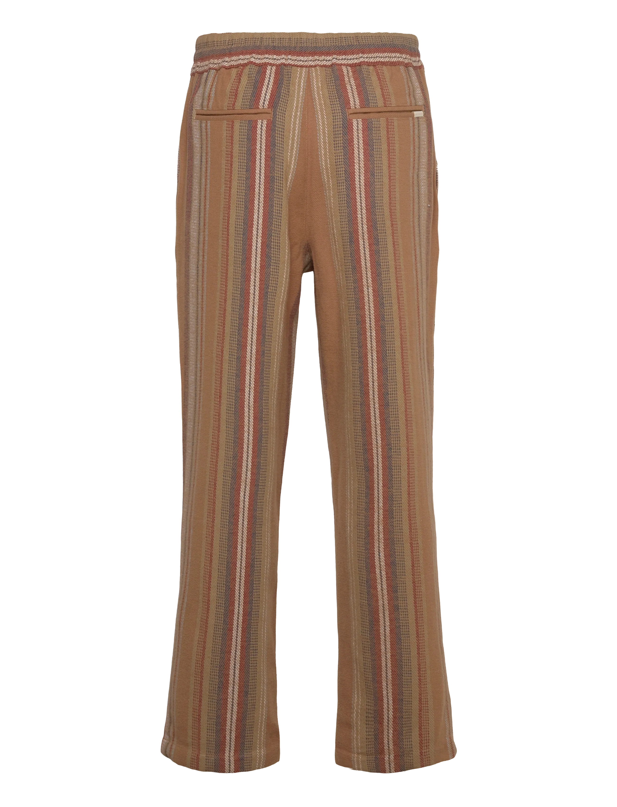 Aimé Leon Dore - Drawstring Pant - casual trousers - brown stripe - 1