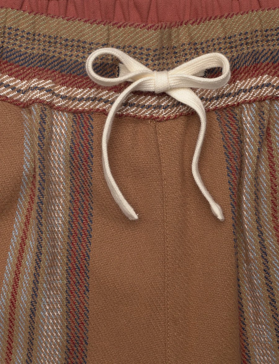 Aimé Leon Dore - Drawstring Pant - casual - brown stripe - 3